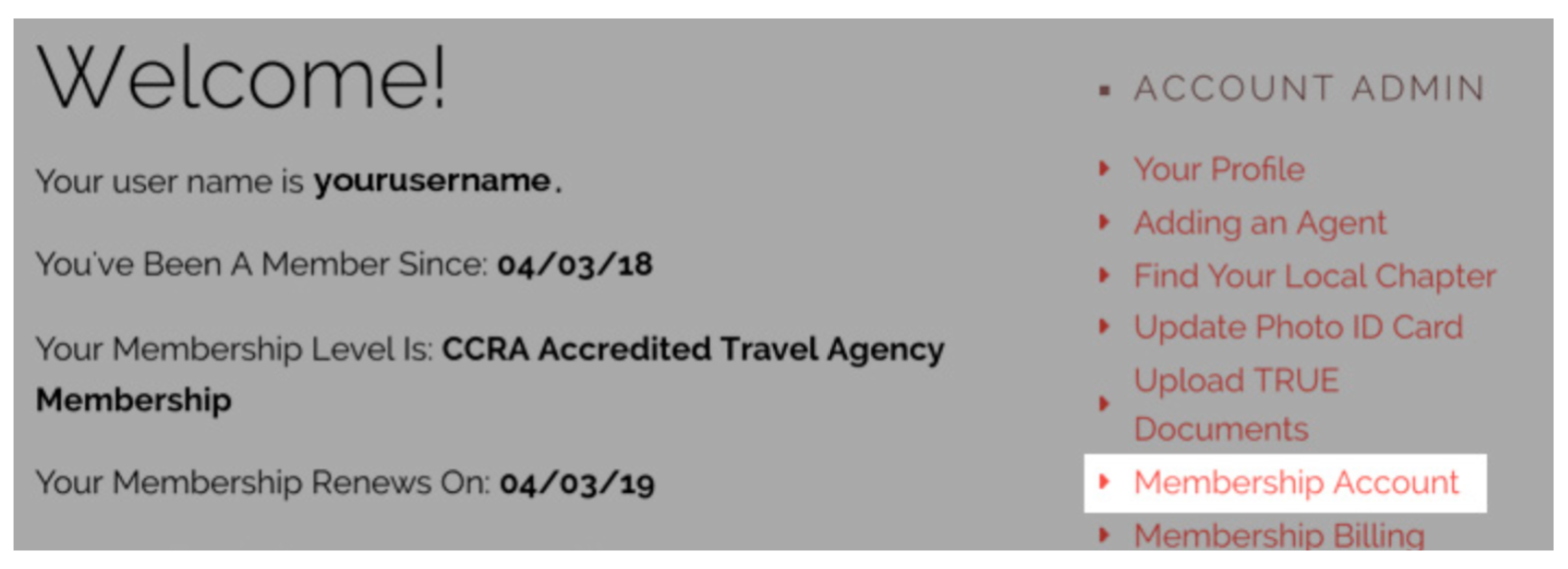 How do I renew my membership before expiration? CCRA