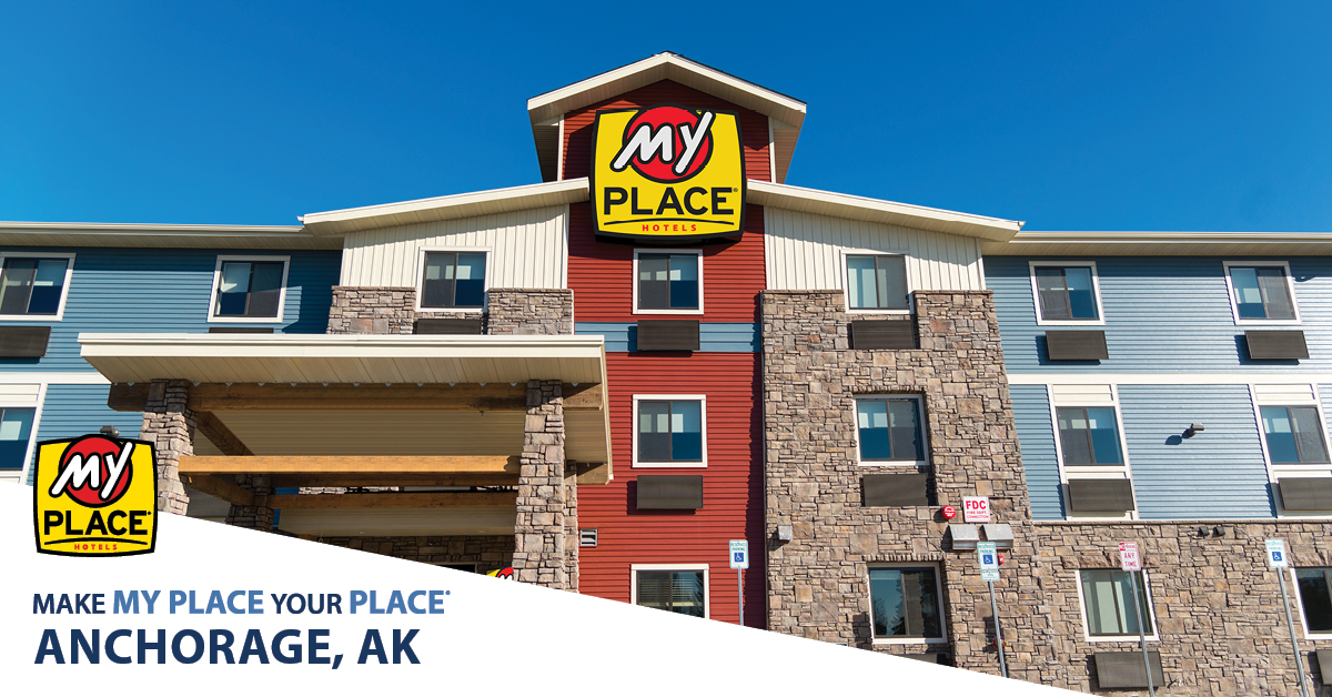 Let My Place Hotel-Anchorage be your home away from home while you explore the Last Frontier!