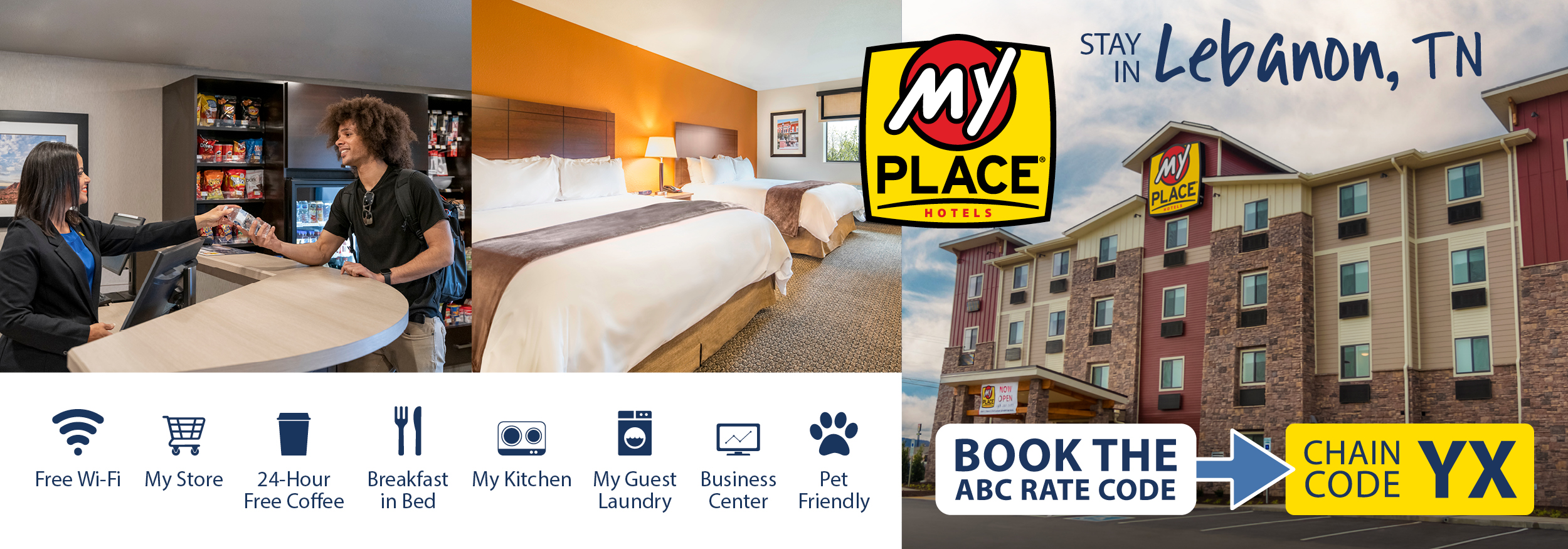 My Place Hotel-Nashville East/Lebanon, TN: Near Downtown of Nashville