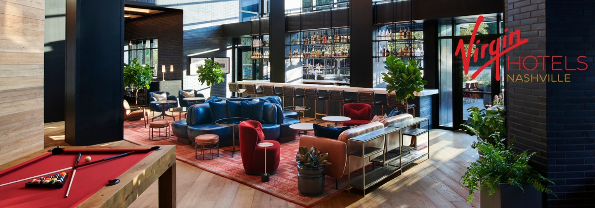 BLUR THE LINES BETWEEN WORK & PLAY AT VIRGIN HOTELS NASHVILLE