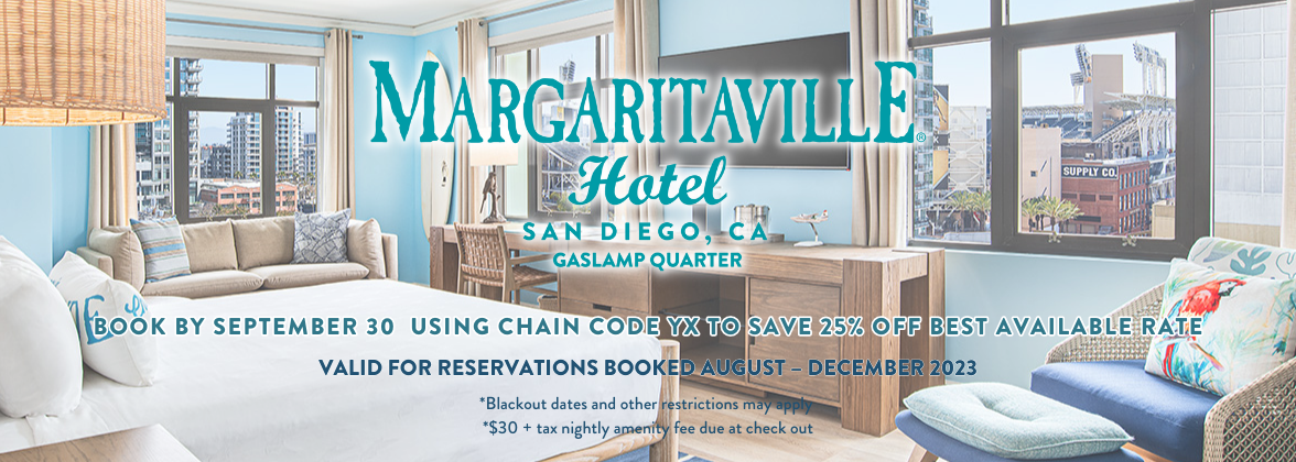 Downtown Hotel Rooms  Margaritaville San Diego Gaslamp Quarter
