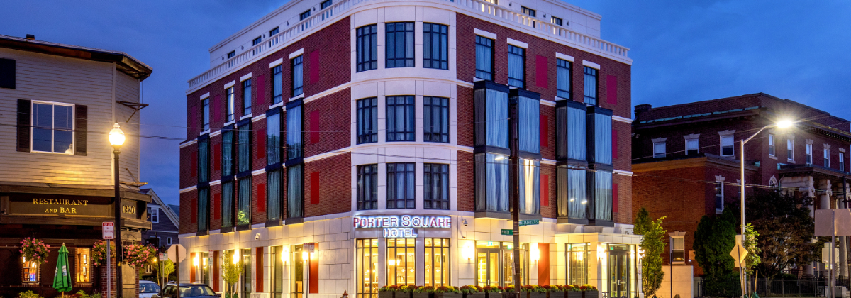 Porter Square Hotel, in the heart of Cambridge.
