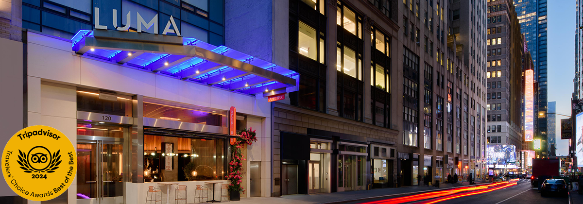 Welcome to the heart of New York City, where luxury meets innovation at LUMA Hotel Times Square