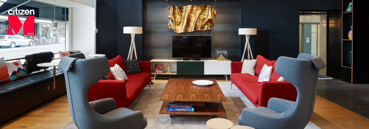 Dutch style meets Swiss luxury at citizenM Zurich hotel
