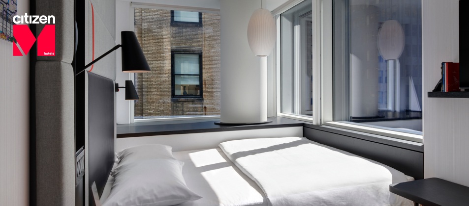 Dreams as deep as the pizza – only at citizenM Chicago Downtown hotel